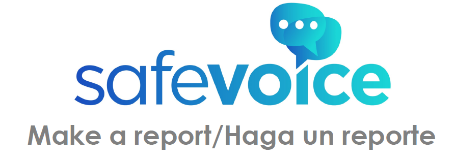 Make a report Haga un reporte logo